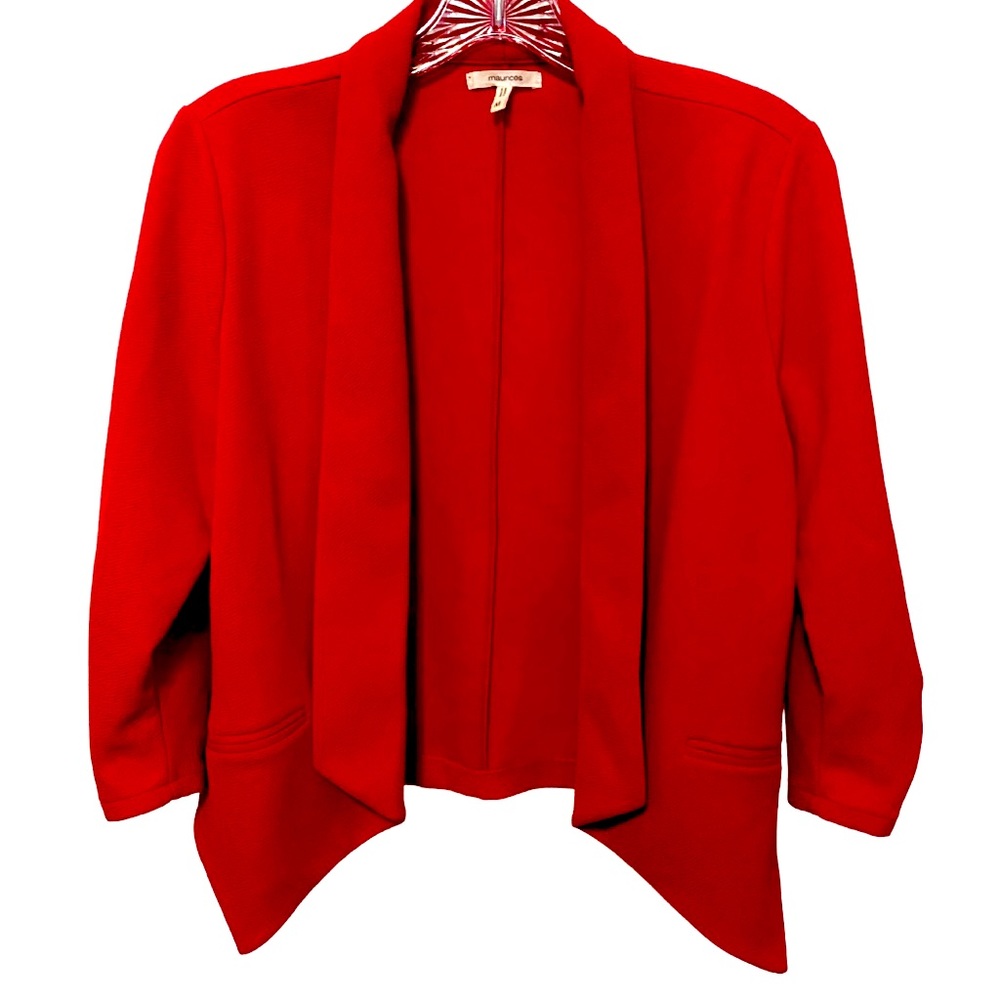 Lipstick Red Blazer